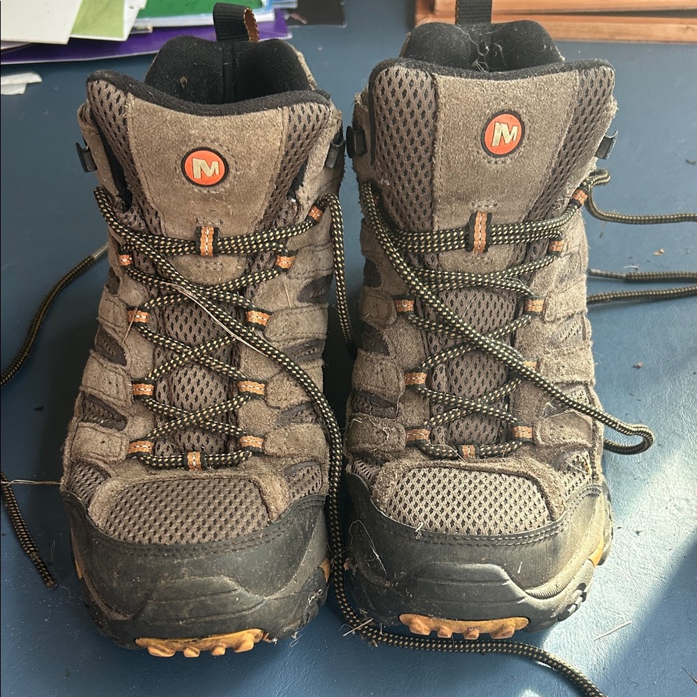 Merrell Brown and Black Hiking Boots